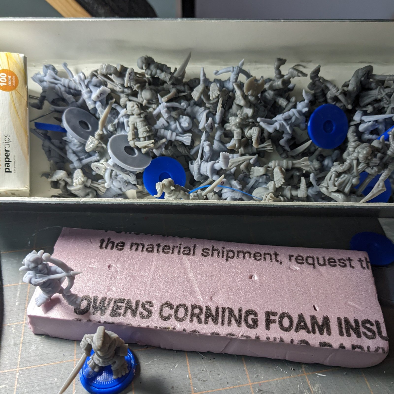 The box of goblins to be worked on in the future