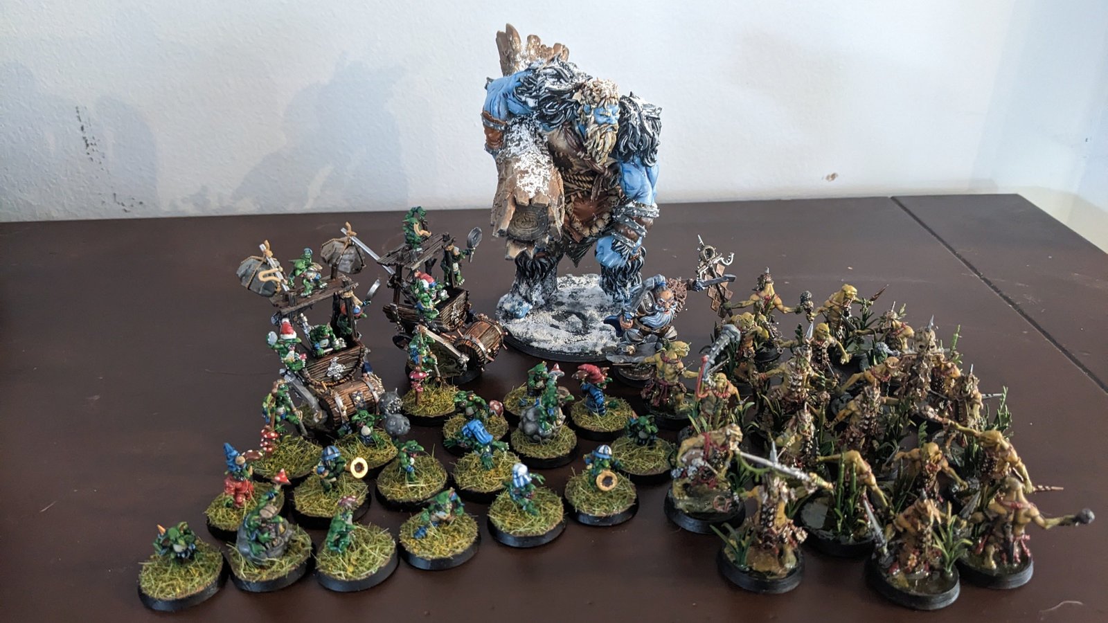 Group photo of my 2022 Painted models. 